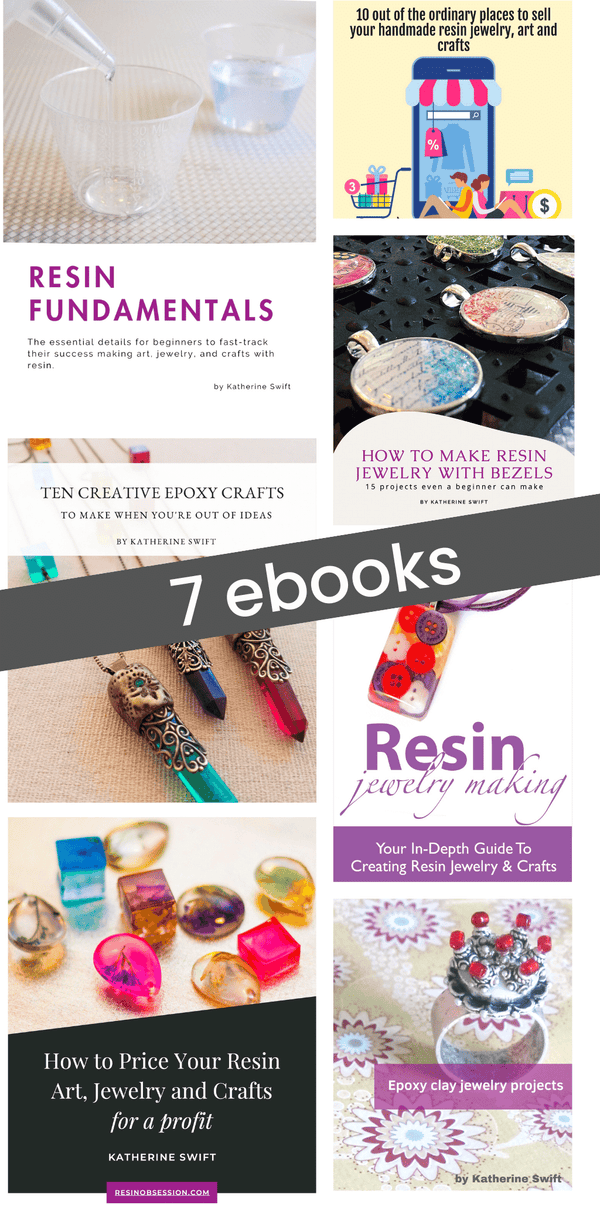 Resin Obsession Books & Classes Seven resin books