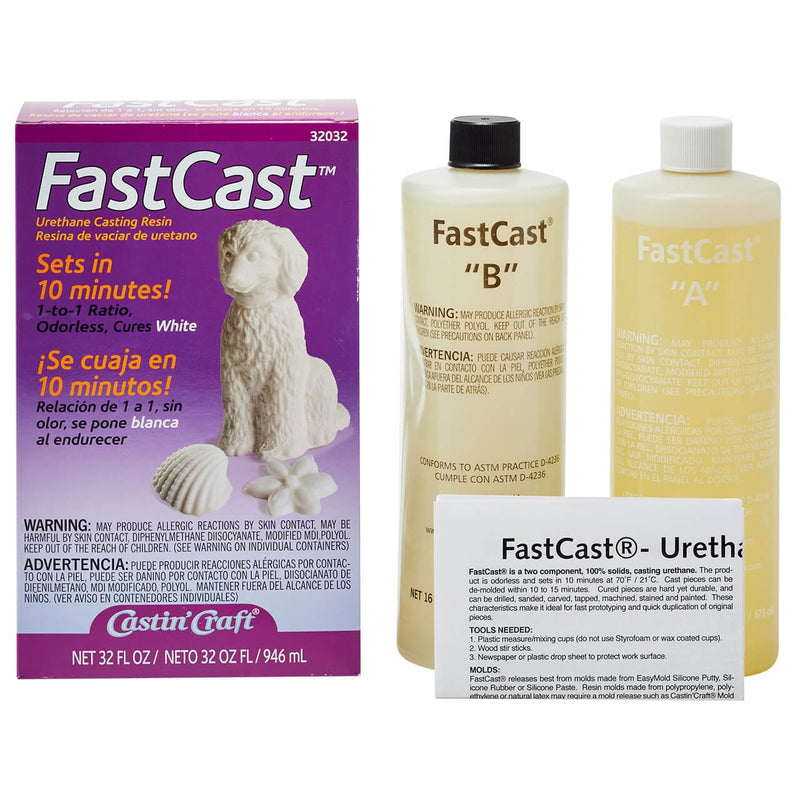 overstock-epoxy 32 oz. Kit Castin' Craft FastCast™ | Urethane Casting Resin